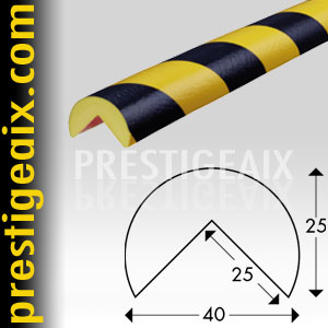 Profil flexible de protection d'angle A